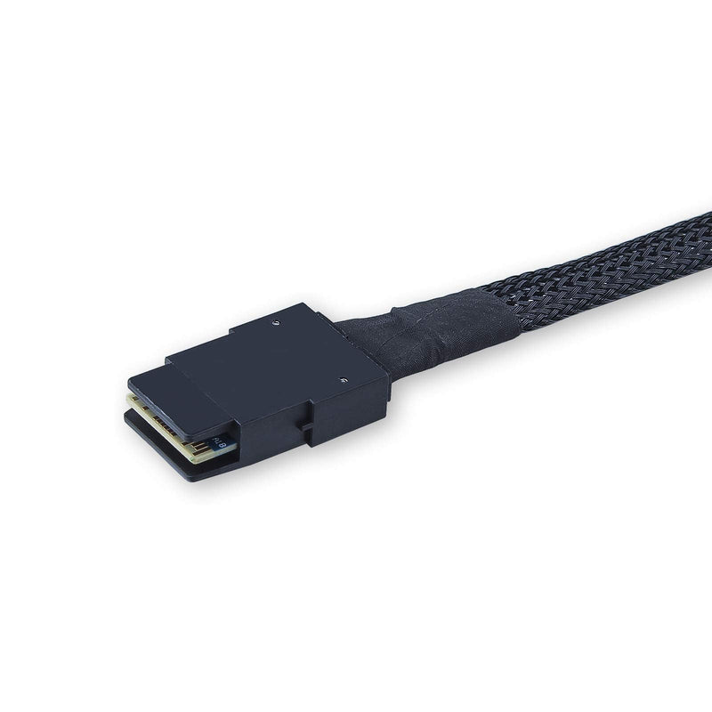 [AUSTRALIA] - SFF-8643 to SFF-8087 Internal Mini SAS HD Cable, Compatible with Raid Controller Hard Drive, 100-Ohm, 1-m(3.3ft), 2 Pack Straight 1m 