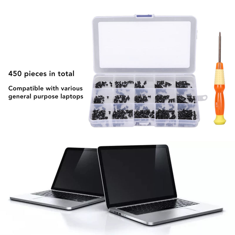 450PCS Laptop Screws - M2 & M2.5 & M3 Type Screw Set for Laptop Repair