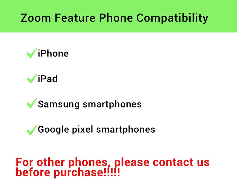 Rechargeable Camera Remote for iPhone Android, Zoom Control | Zoom Control | Front/Rear Camera Switch, Photo & Video Shutter, TikTok Scrolling, Page Turner, bluthooth 10m Wireless Clicker Green