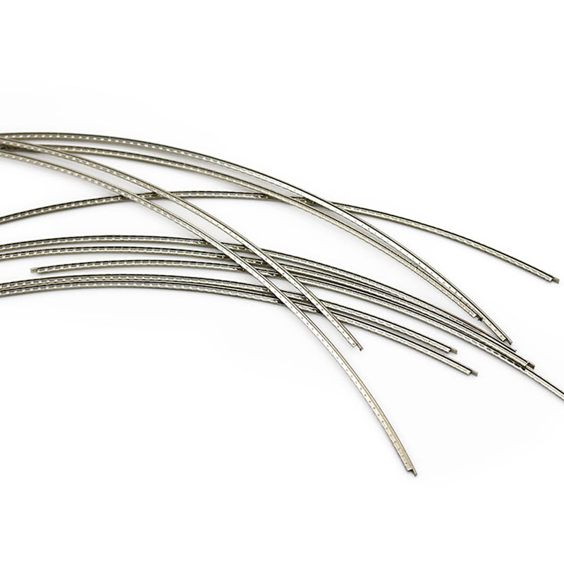 Guitar Fret Wires Stainless Steel 2.4mm 260mm Length Fret Wire Set Guitar Fingerboard Guitar Parts Accessory Replacement, for Bass Electric Guitar Classical Acoustic Guitar, 10pcs Stainless Steel 10PCS 2.4mm