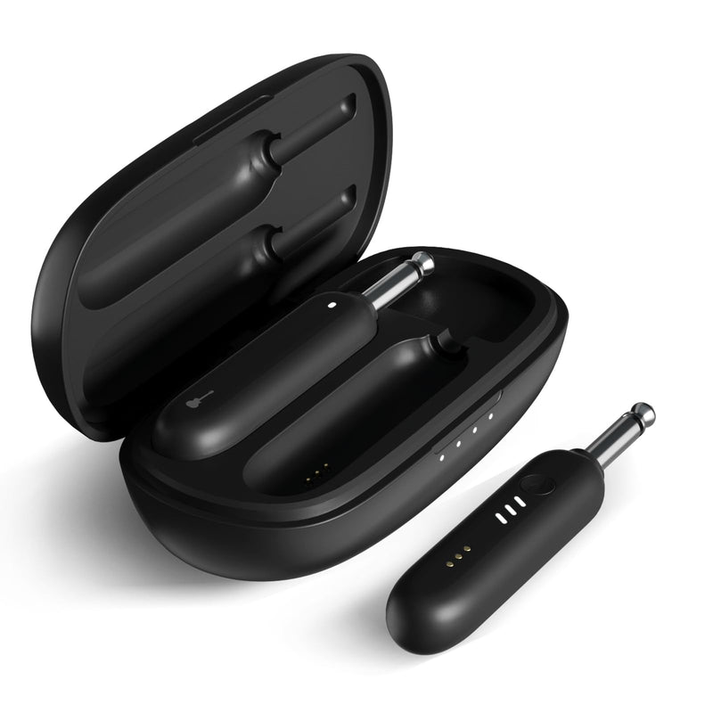Enya WB1 Wireless Guitar System, UHF 3.0 Audio Wireless Guitar Transmitter and Receiver for Electric Instrument Wireless Transmitter Receiver for Acoustic Electric Guitar Bass