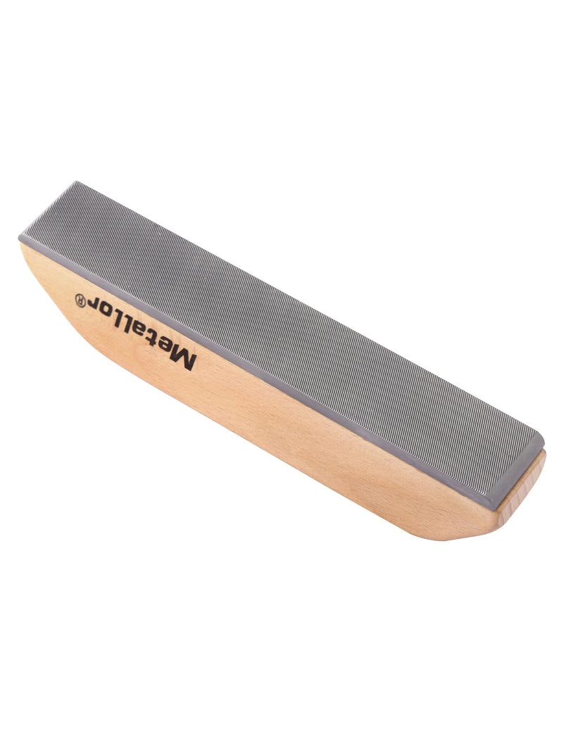 Metallor Guitar Fret Leveling File Wood Guitar Fingerboard Leveling Flat File for Fret Dressing Fret Sanding with Wood Handle Guitar Luthier Tools Repair Tools.