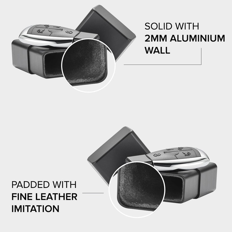 VONETTI Originale Faraday Box for Car Keys - RFID Blocking Key Fob Protector Case - Anti Theft Car Key Signal Blocker - Aluminum Security Box - Key Fob Holder - Perfect Car Accessories for Men &Women