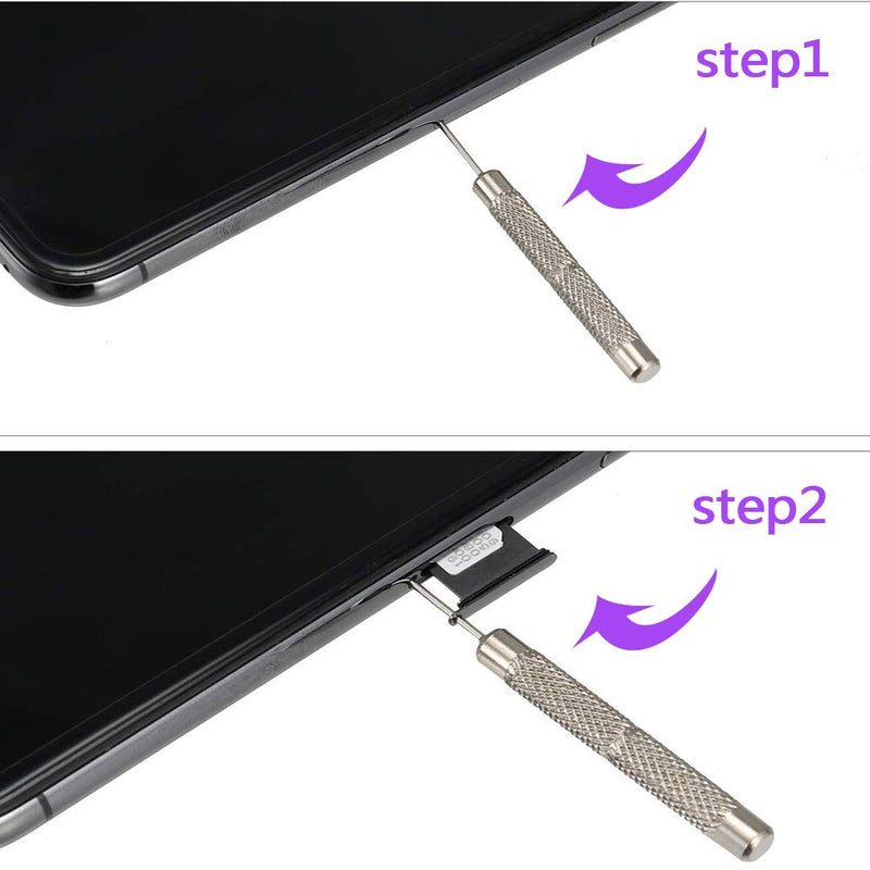 16 Pieces SIM Card Removal Openning Tool Tray Eject Pins Needle Opener Ejector Compatible with All iPhone Apple iPad HTC Samsung Galaxy Cell Phone Smartphone Watchchain Link Remover