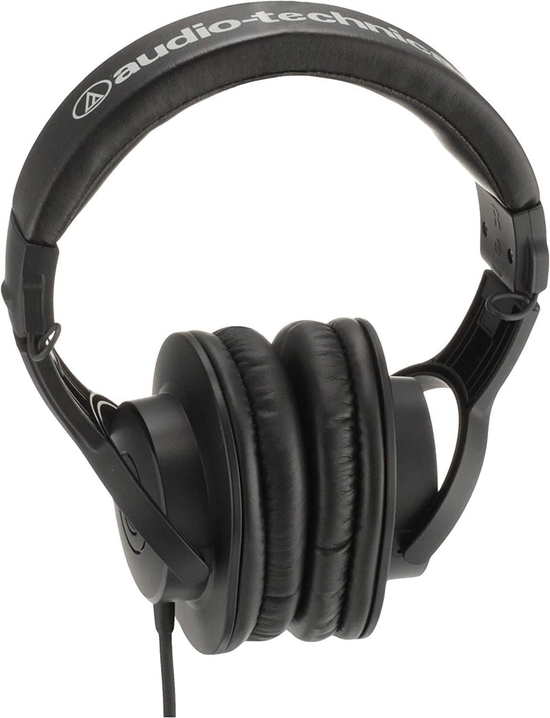 Audio-Technica ATH-M20x Professional Studio Monitor Headphones, Black Wired