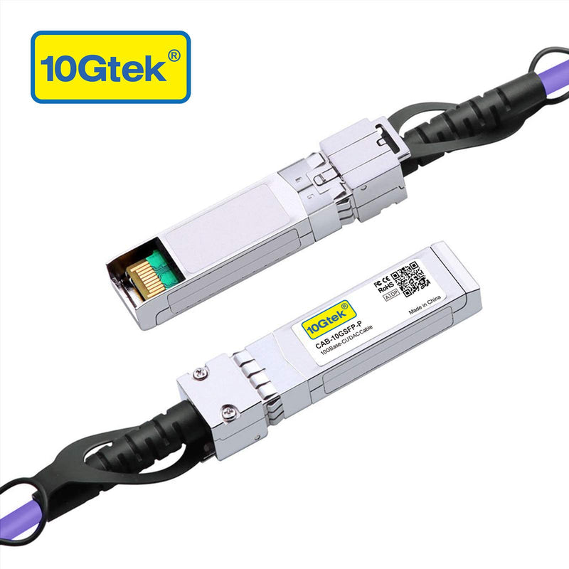 Very Peri Colored 10G SFP+ DAC Cable - Twinax SFP Cable for Ubiquiti UACC-DAC-SFP10-2M, 2-Meter(6.5ft) Very Peri 2m 1
