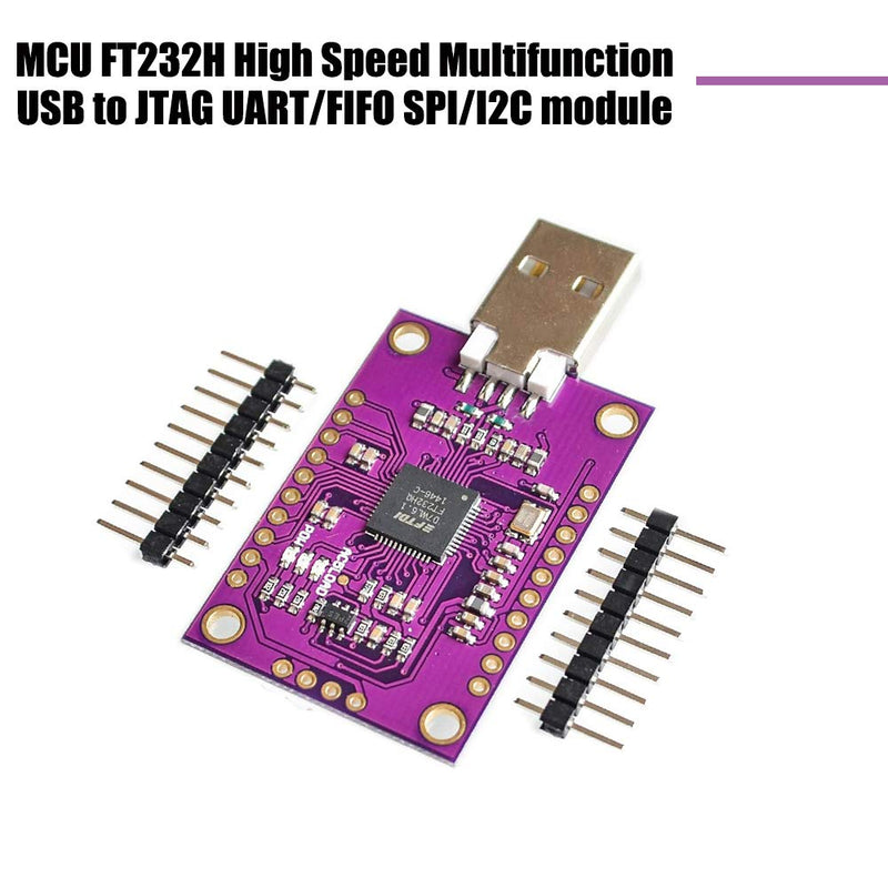KOOBOOK 1Pcs CJMCU FT232H High-Speed Multifunction Module USB to JTAG UART/FIFO SPI/I2C Module