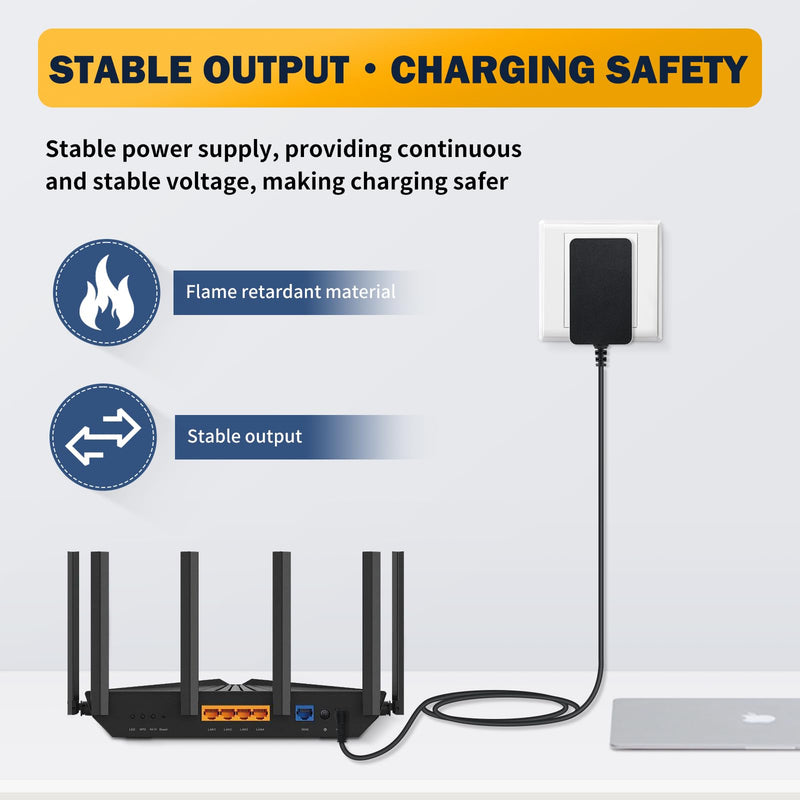 for Polycom Power Cord is Applicable to Polycom VVX 150, 250, 350, 450, 2200-48872-001 and 1465-48871-001, and is Compatible with Polycom VVX Power Adapter.