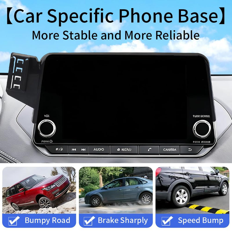 Car Phone Mount for Nissan Rogue 2021-2026,Altima 2019-2026,Sentra 2020-25 | [8-inch Screen] Accessories Magnetic Cellphone Holder, Cell Phones Navigation Charging Stand Cradles,Double 360°Rotation