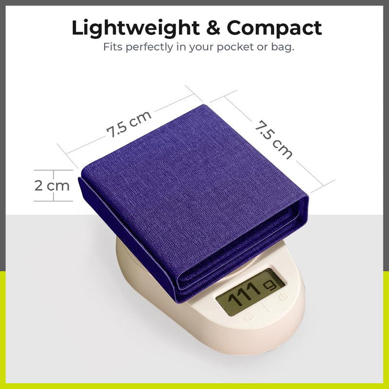 ZTAR 3-in-1 Wireless Travel Charger for iPhone 16/15/14/13/12, Samsung Galaxy with Wireless Capabilities, Earbuds & Apple Watch, Portable Foldable MagSafe Charging Pad for Multiple Devices PURPLE