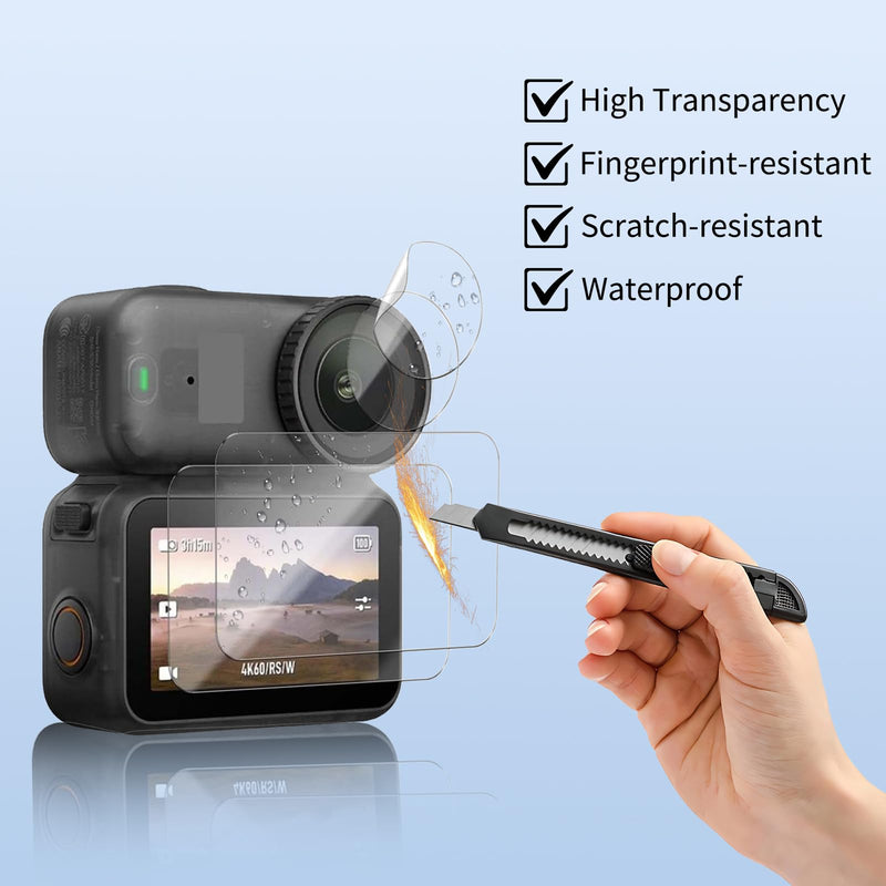 [AUSTRALIA] - Accessories Kit for DJI Osmo Nano Accessories Including Silicone Protective Cases Mini Storage case Magnetic Mount Tempered Glass Protective Films Lens caps lanyards and for DJI Osmo Nano 