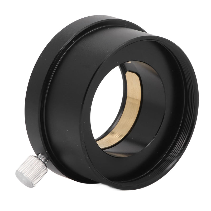 2 Inch to 1.25 Inch Telescope Eyepiece Adapter, Accurate Thread Telescope Eyepiece Mount Adapter Easy Installation Full Metal Black for Telescope Accessories