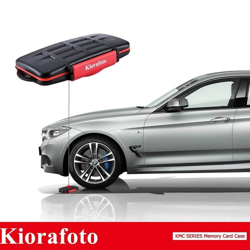 Kiorafoto Memory Card Case Holder Tough & Slim Bundle : Tough Case for 12 SD + 12 MicroSD TF , Slim Holder for 2 SD + 4 MicroSD TF