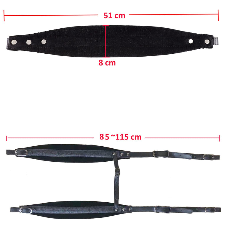 [AUSTRALIA] - Accordion Harness Straps, Adjustable Shoulder Belts Straps for Accordions, Thickened Synthetic Leather 