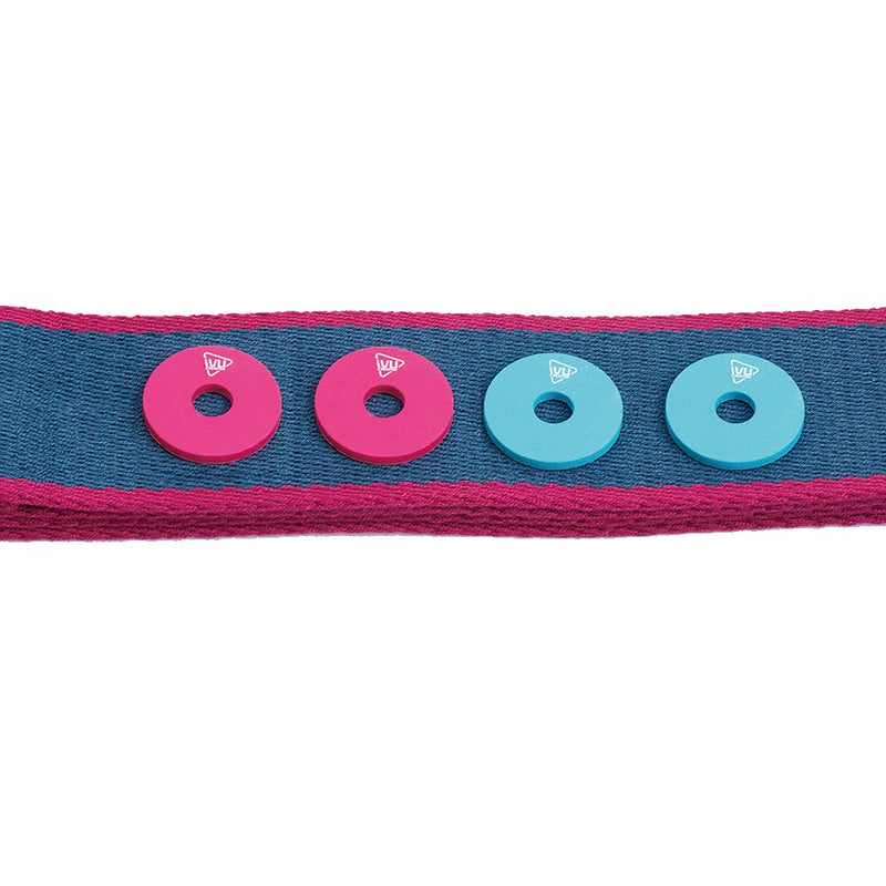 guitar strap locks premium strap blocks-Blue and Red Blue and Red