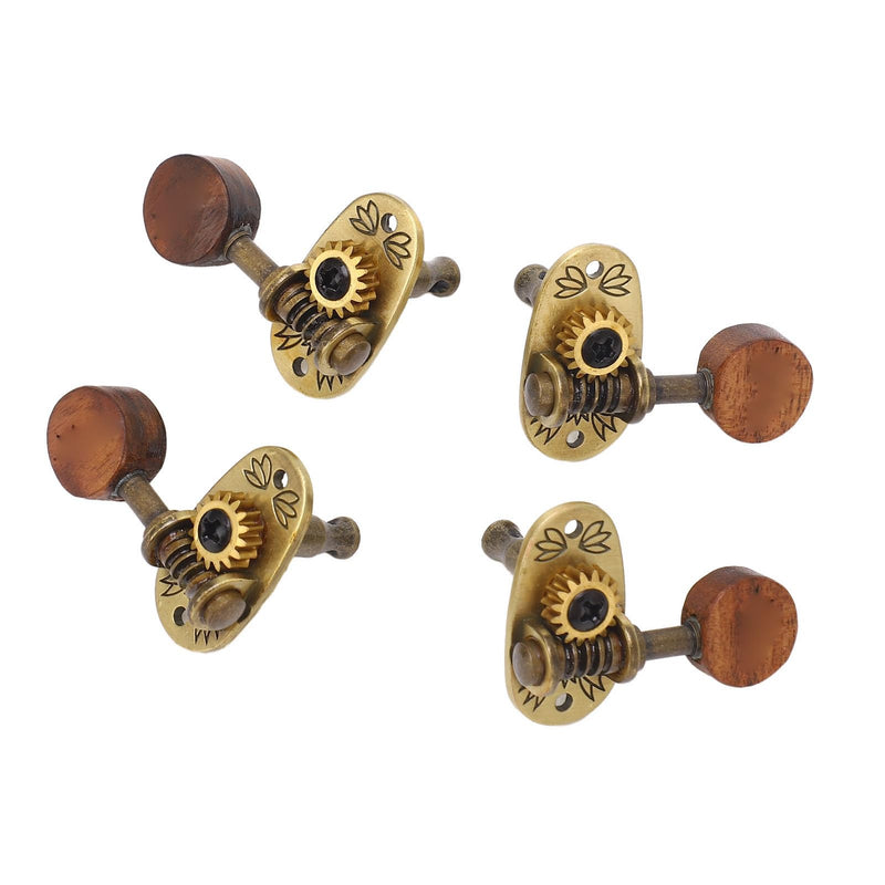 4 Pcs Guitar Tuner Pegs 2L2R Ukulele Tuning Pegs Classical Machine Heads Tuners for 4 String Ukulele Accessories