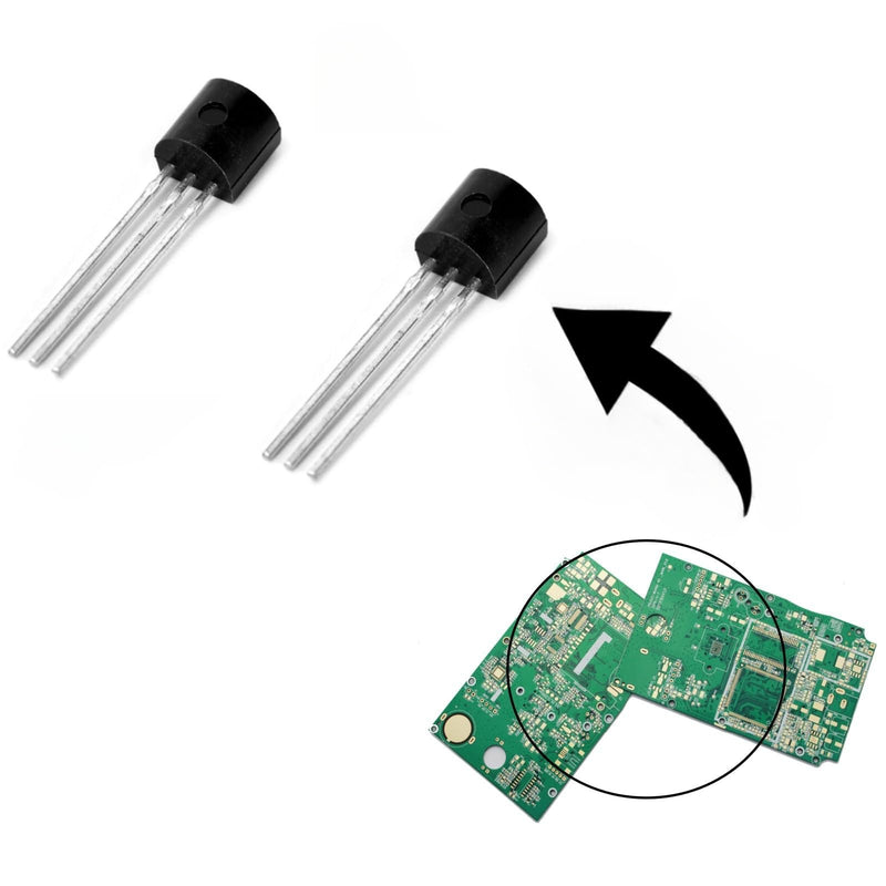 10Pcs 2N5457 N-Channel 5457 JFET Transistor 25V 10MA for DIY Projects Switching Transistor Analog Switch Bass Audio Amplifier