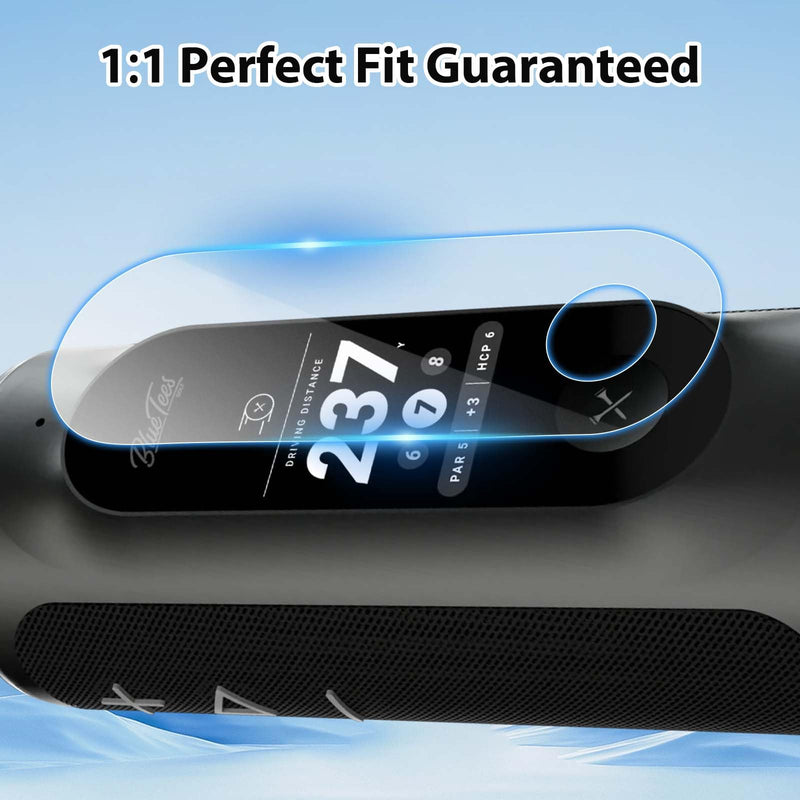 Karltys 2-Pack Screen Protector for Blue Tees Golf Player+ GPS Speaker — Tempered Glass, HD Clear, Anti-Scratch Screen Protector for Golf GPS speaker Accessories