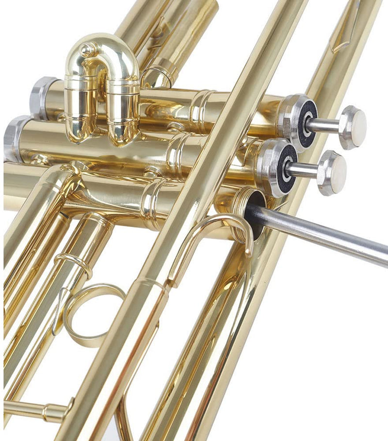 Jiayouy Trumpet Piston Valve Pipe Dent Removal Tools Aluminum Dent Hammer with 0.8-1mm Knock Ball Head for Brass Wind Instrument