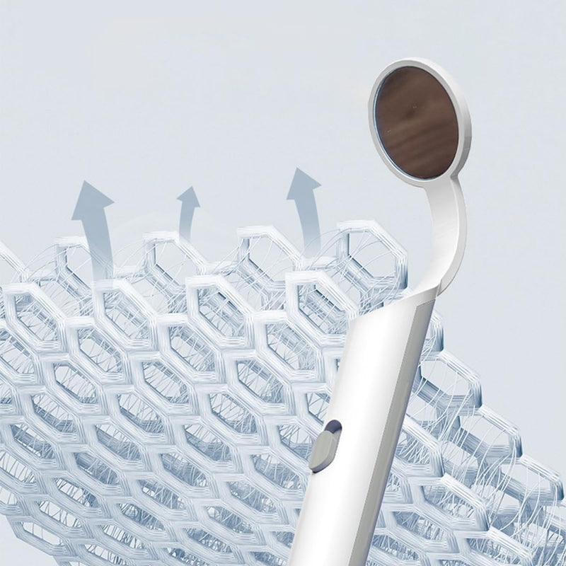 Hsthe Sea 2 Piece Dental Mirror with LED Light, Anti-Fog Mouth Mirror for Oral Care