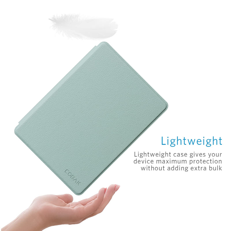 CoBak Kindle Paperwhite Case - All New PU Leather Cover with Auto Sleep Wake Feature for Kindle Paperwhite 11th Generation 6.8" and Signature Edition 2021 Released ***A-sage green