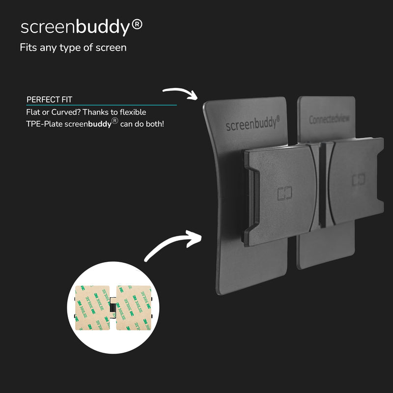 Set of 2, Magnetic Connection for Your Screens, Suitable for All Computer Monitors - Innovative Computer and Gaming Equipment