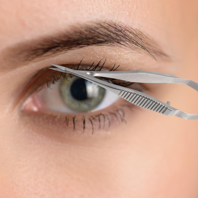FOMIYES Microsurgical Scissors Unique Design Needle Holder Straight and Curved Flat Handles Suture Binding Pliers Micro Ophthalmic Surgical Instrument