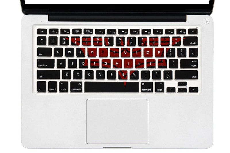 HRH Silicone Keyboard Cover Skin for MacBook Air 13,for MacBook Pro 13/15/17 (with or w/Out Retina Display, 2015 or Older Version)&for iMac Older USA Layout,Bat Graffiti Batman Graffiti