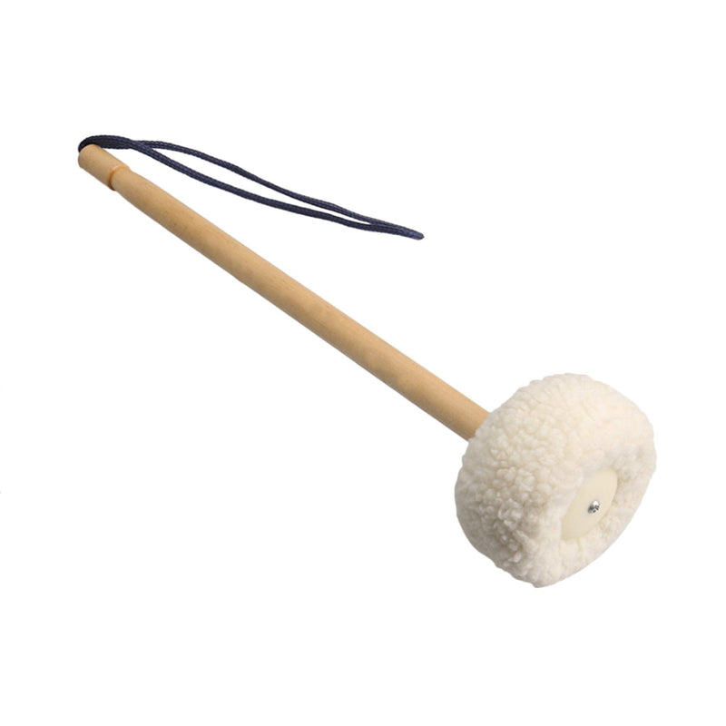 Beige Gong Timpani Mallets Timpani Sticks Soft Velvet Head Mallets Wooden Handles Drumsticks for Percussion