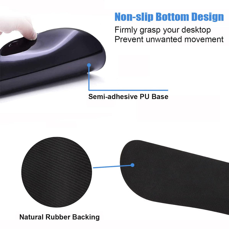 Keyboard Wrist Rest + Mouse Pad Wrist Support Set with Coasters, Non-Slip PU Base Ergonomic Mousepad for Home Office Working Studying Easy Typing & Pain Relief, Bible Verses Proverbs 31:25