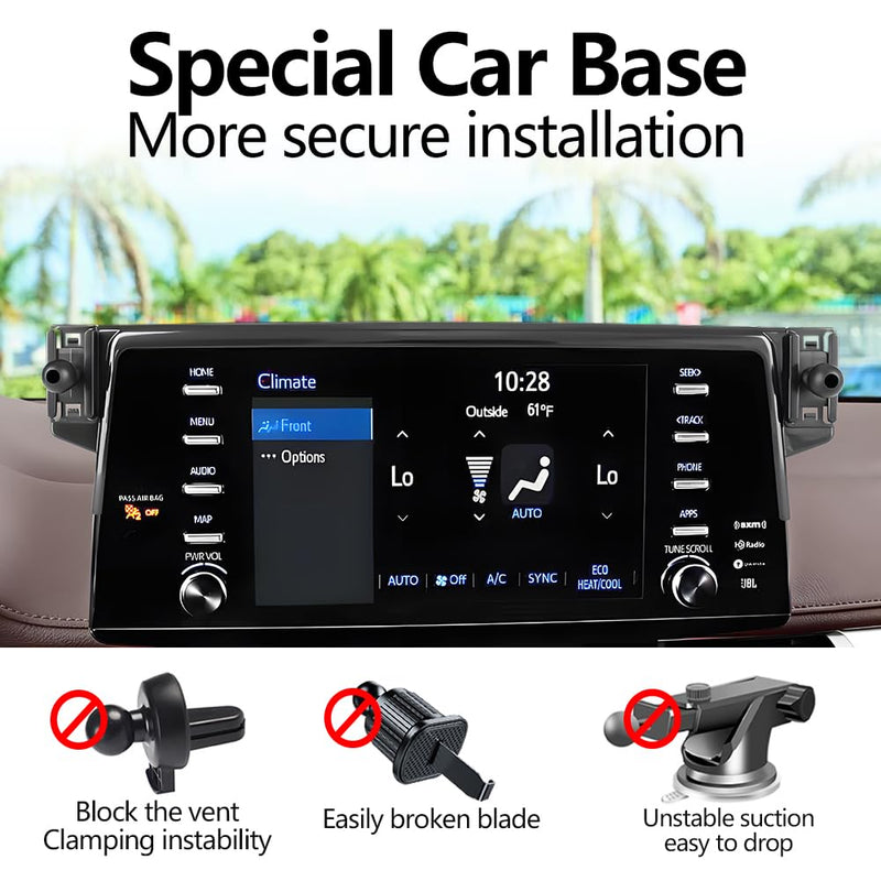 Car Magnetic Phone Mount for Toyota Sienna 2021 2022 2023 2024 Auto Interior Accessories Best Cellphone Holder Mobile Cradle Cell Phones Navigation Charging Screen Magnet Stand Accessory