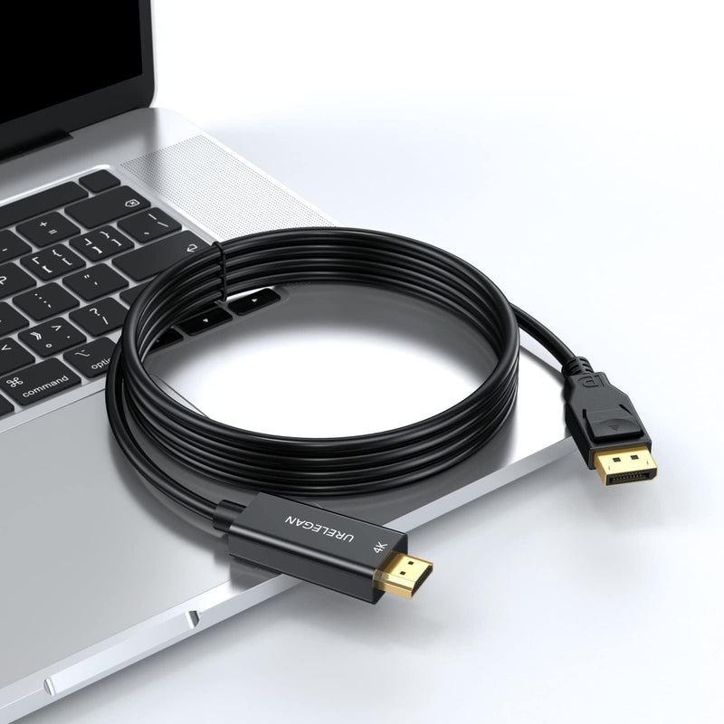 DisplayPort to HDMI Cable 3FT 4K 10-Pack Uni-Directional | 3 FT 4K DP to HDMI HDTV Cable,Display Port to HDMI Cord for TV, Dell, Monitor, Projector, Desktop, AMD, Lenovo, HP, ThinkPad Black
