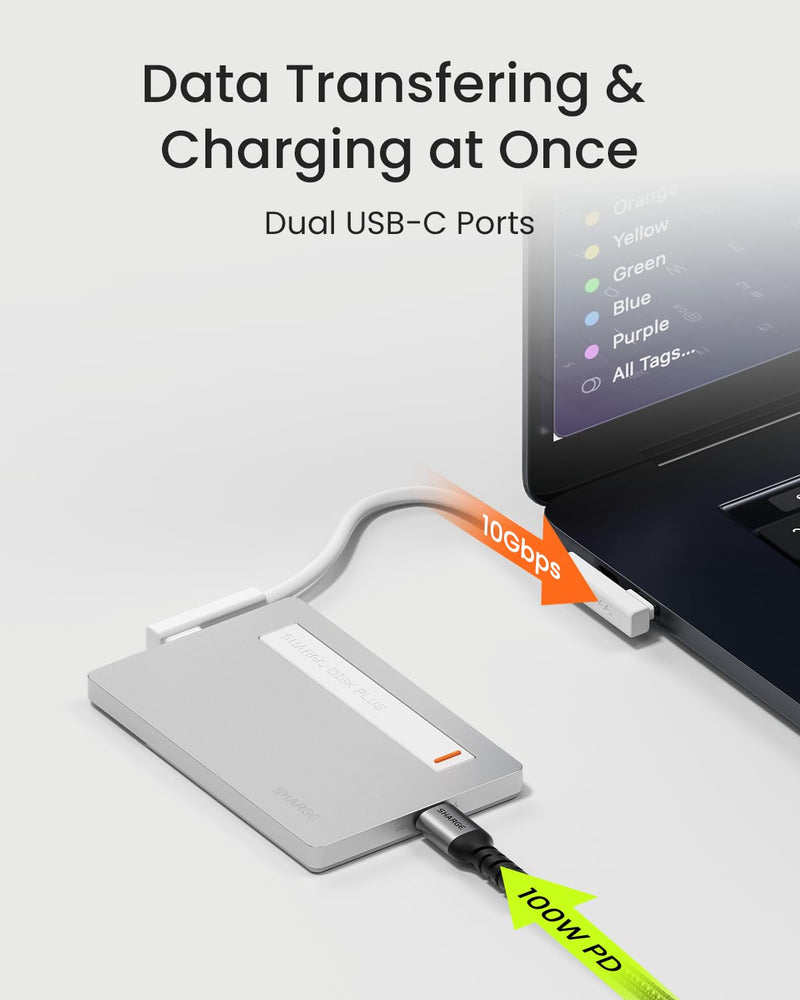 sharge Modular Magnetic Pad and USB C Data Cable Bundle