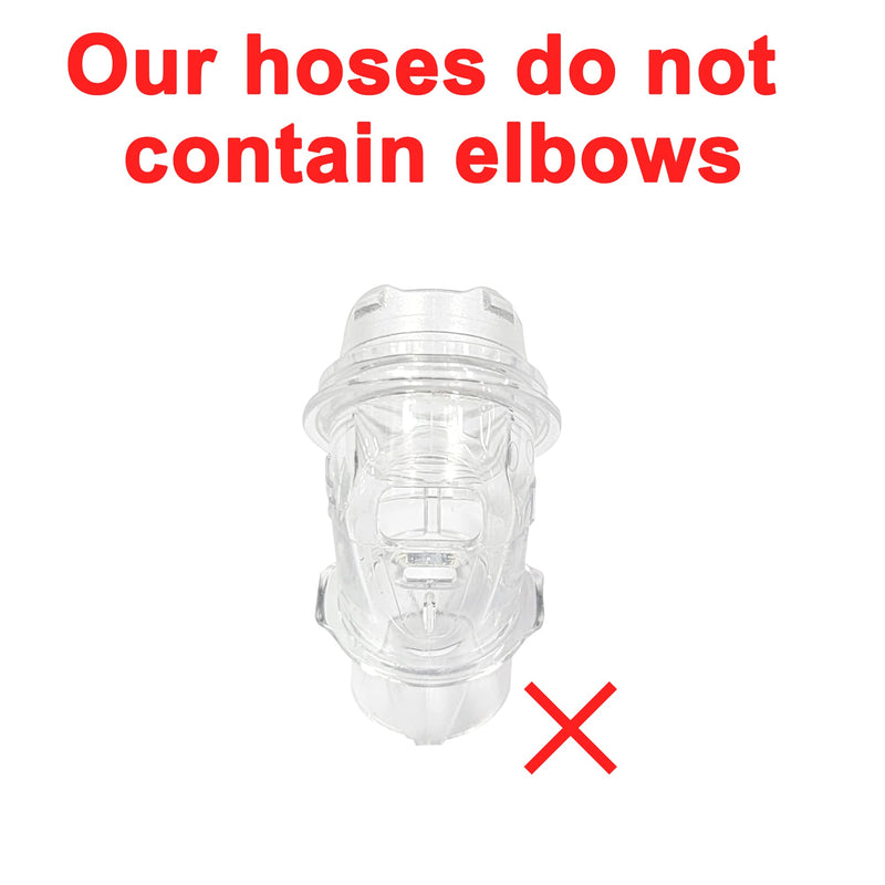 2 Packs Quick Release Tube Compatible with Amara View, Only Short Tube for AV, No Elbow, Improved Design and Upgraded Material,Great Value Supplies by Medihealer.