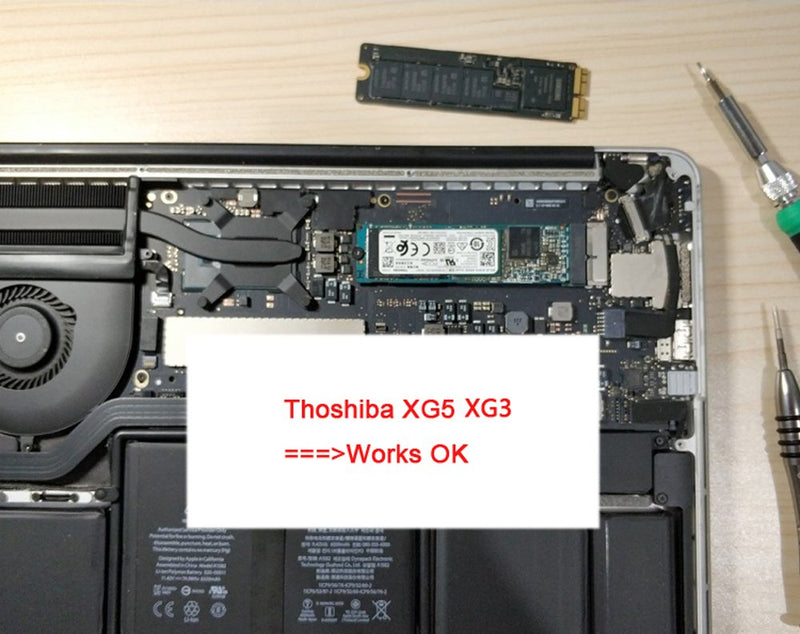 Cablecc 12+16pin 2014 2015 to M.2 NGFF M-Key SSD Convert Card for A1493 A1502 A1465 A1466