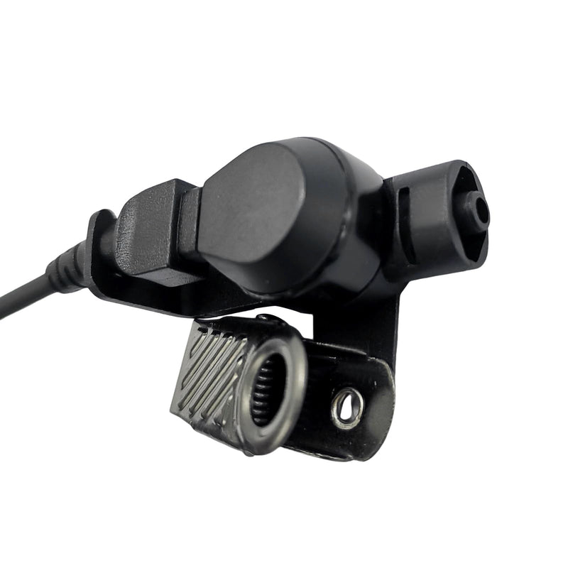 Two Way Radio Ear Set Headset Headphone Ear Piece Earpiece with Ptt Mic Compatible for Motorola clp 1010e 1080e clp1010e clp1080e Walkie Talkie(Acoustic Tube)