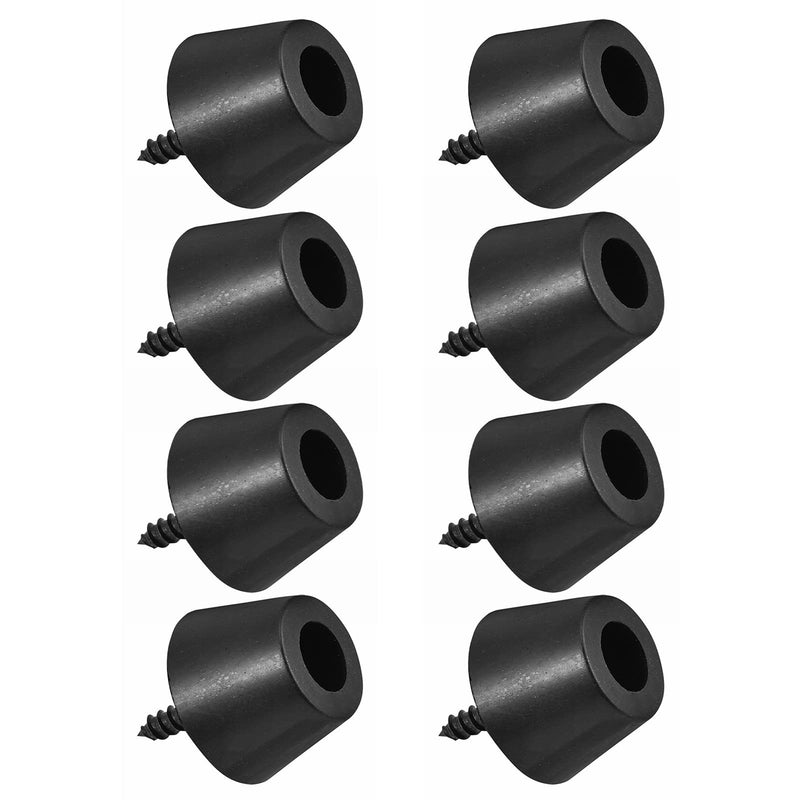Ubber Bumpers,Rubber Feet,o Feet Isolation,Speaker Rubber Foot,Amp Feet 4 Pairs 30X20Mm Rubber Feet Anti Vibration Base Pad Stand for Speaker Guitar Amplifier W Screws
