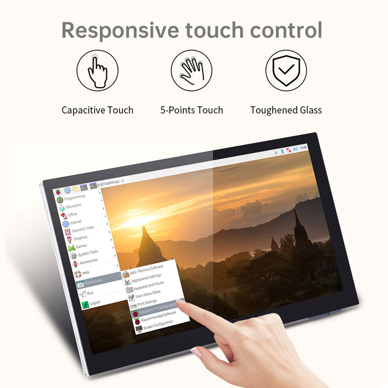 BIGTREETECH Upgrade PITFT50 V2.1 Graphic Smart Display DSI Interface 5 inch LCD Touch Screen Suitable for Raspberry-Pi Pi TFT50 V2.1