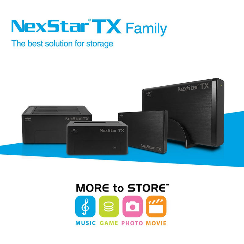 Vantec NexStar TX 3.5" USB 3.0 Hard Drive Enclosure (NST-328S3-BK ) NexStar TX - USB 3.0 (Updated version)