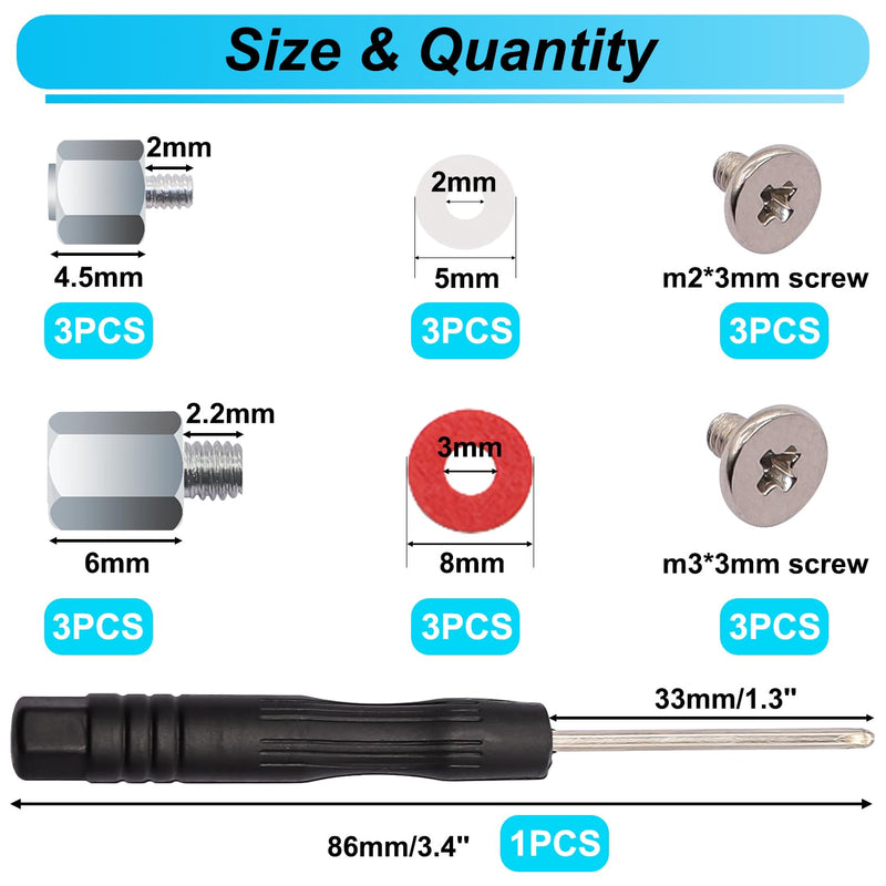 400PCS Computer Screws Assortment Kit, Motherboard Standoffs Screws PC Screws + 19PCS M.2 SSD Mounting Screws Kit, M.2 Motherboard Standoffs and Screws, NVMe Screw with Magnetic Screwdriver