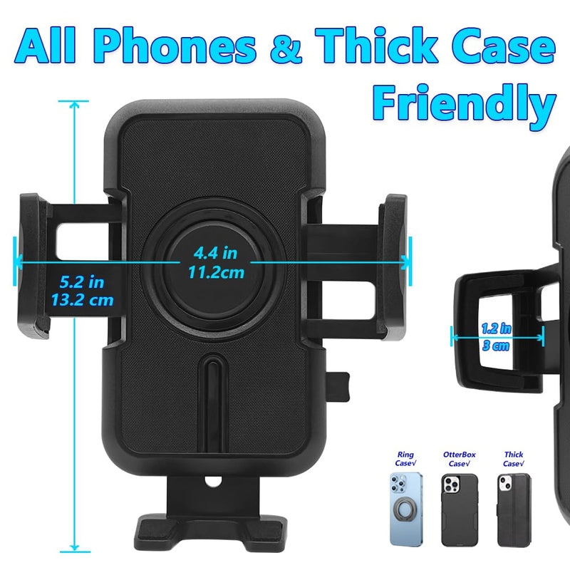 WAAPAK Car Phone Holder Mount 2015-2025 Lexus NX Auto Accessories Interior Decoration Smartphone Thick Case Cradles Navigation Bracket (Lexus-NX-15-21) Lexus-NX-15-21