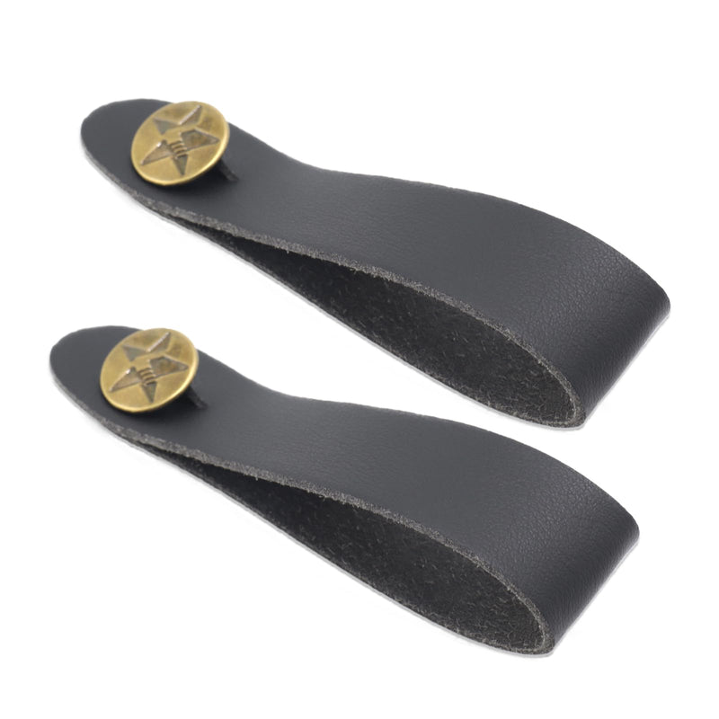 Pack of 2 Guitar Headstock Strap Tie, Leather Guitar Neck Strap Button, Guitar Strap Lock for Acoustic, Electric, Bass Guitars, Ukulele Straps 2pcs