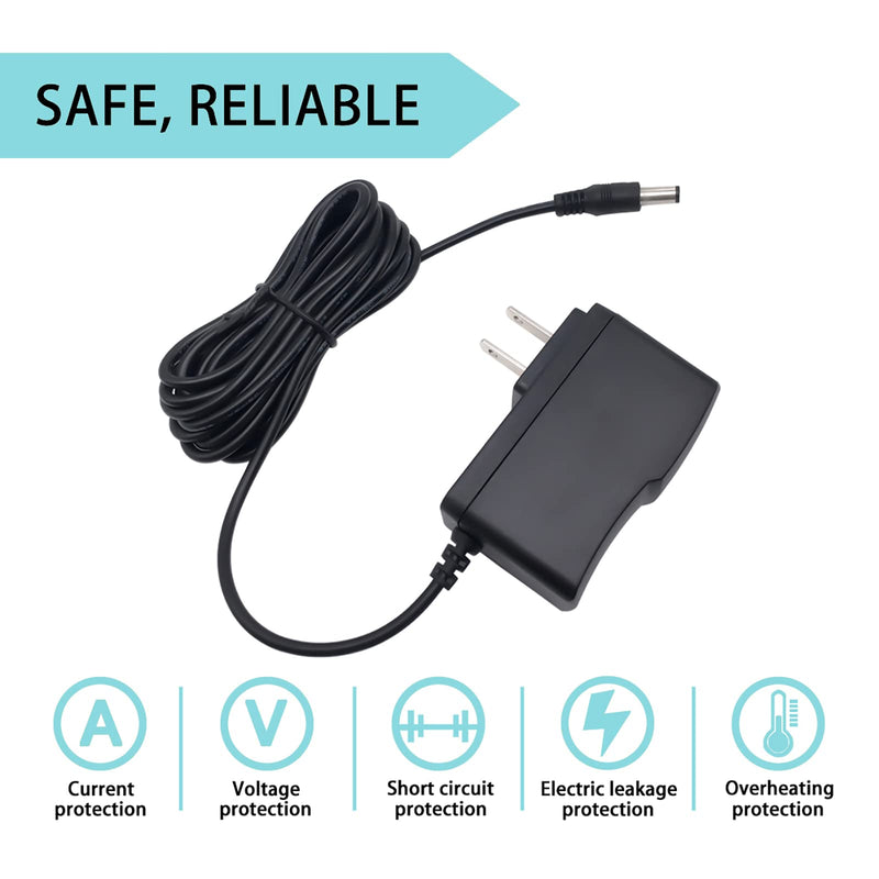 9V AC/DC Power Supply Adapter Compatibility with for Boss Electronic Effects Pedal, Dunlop, Danelectro, DigiTech, Ditto, Electro Harmonix, TC Electronic, Zoom Guitar Multi Effects Pedal