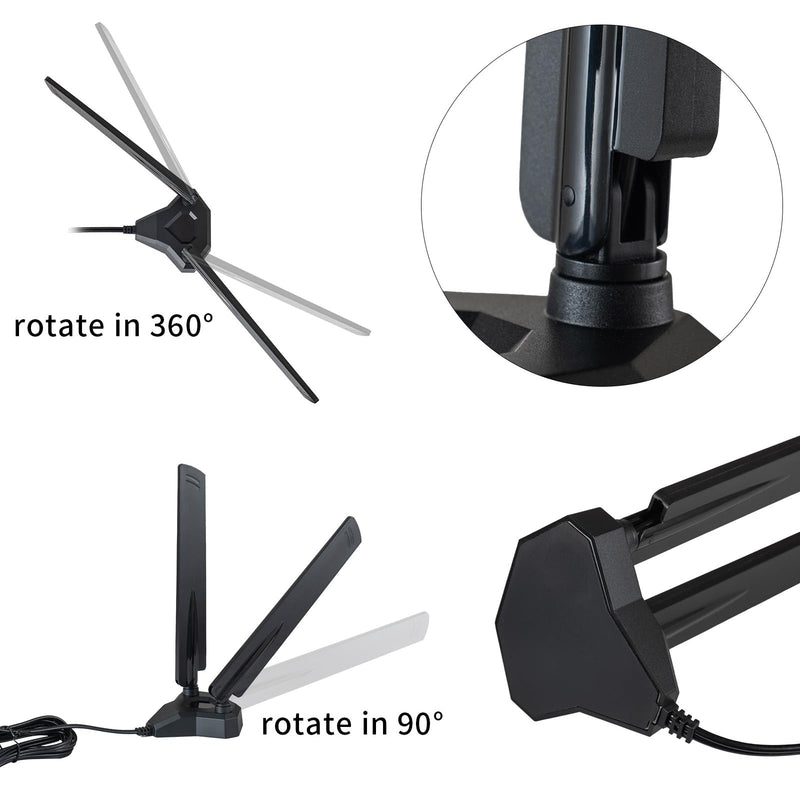 WiFi 6 6E Tri-Band 2.4GHz 5 GHz 6GHz Magnetic Base RP-SMA Antenna Boosts Signal for PC Desktop Computer Bluetooth Card WiFi 6E Card Gaming Motherboard