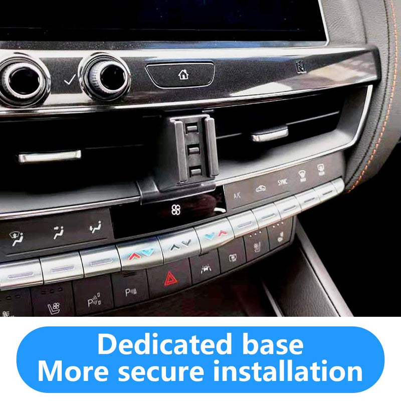 LUNQIN Car Phone Holder for Cadillac CT5 2020 2021 2022 2023 2024 2025 2026 and CT5-V 2020-2026 Auto Interior Accessories Cell Phones Mount Cellphone Mobile Cradle Charging Navigation GPS Screen Stand