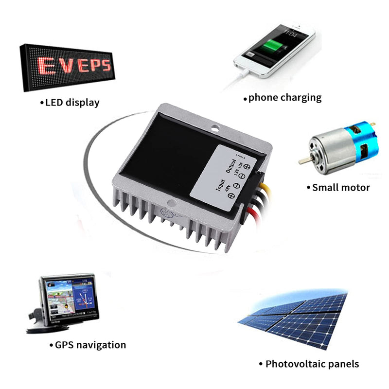 DC-DC Voltage Converter Buck Power Supply Module for Car Vehicle 48V to 12V 10A 120W