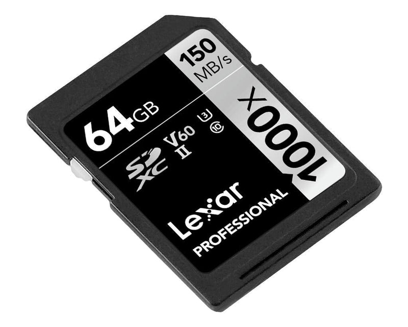 Lexar Professional 1000x 64GB SDXC UHS-II Card 64 GB Single