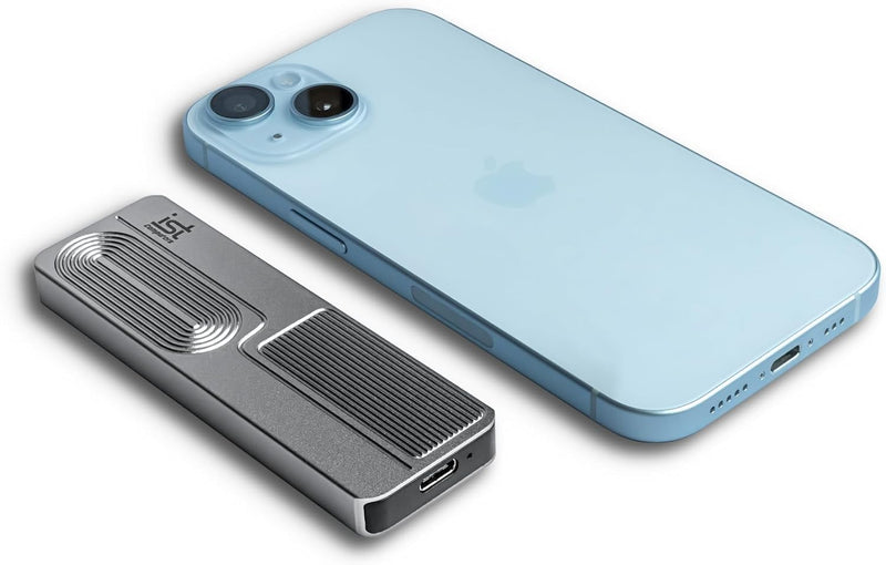 256GB Ultra Speed Portable SSD (PCIe NVMe 4.0, USB-C 3.1 Gen2 Type C, Up to 1050MB/s, Only 2.8 oz, Built w/Kingston, Micron, Crucial) External Hard Drive for iPhone 15, PC, Mac, PS4, Camera 256GB