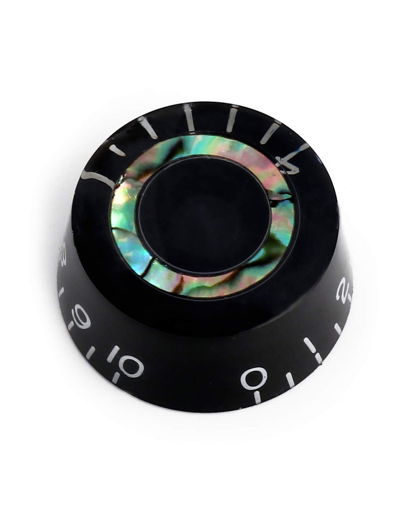 [AUSTRALIA] - Metallor Electric Guitar Top Hat Knobs Speed Volume Tone Control Knobs Compatible with Les Paul LP Style Electric Guitar Parts Replacement Set of 4Pcs. Abalone Circle 