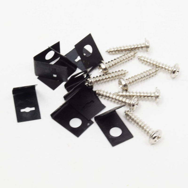 Audiopipe 1 Pair 6.5" Plastic Speaker Spacer Rings - Subwoofer Mid Range Custom Installation Mounting Adapter, Black